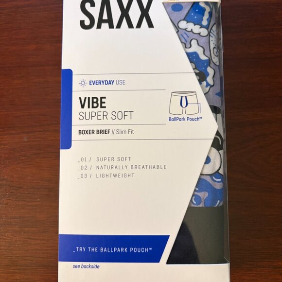 SAXX VIBE Boxer Briefs “Footy Pints" - Picture 3 of 4